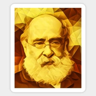 Anthony Trollope Portrait | Anthony Trollope Golden Artwork 15 Sticker